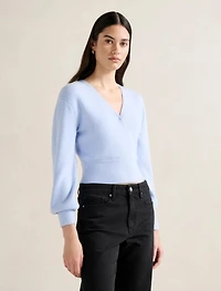 Sloane Wrap Knit Sweater
