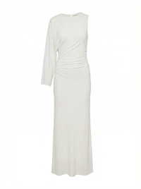Fleur Cape Shoulder Maxi Dress