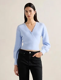 Sloane Wrap Knit Sweater