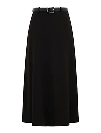 Celine Belted Midi Skirt