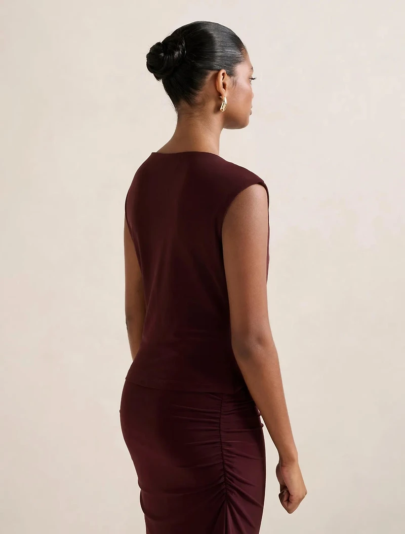 Jazelle Petite Hardware Detail Top