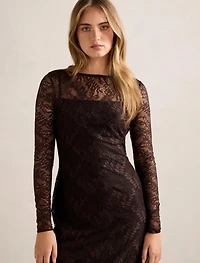 Alora Lace Midi Dress