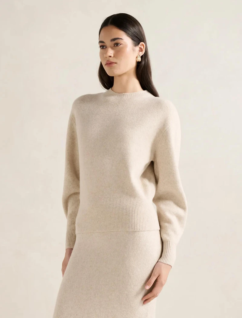 Cora Cinched Hem Knit Sweater