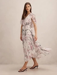 Jodie Gathered Cape Maxi