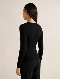 Jacqui Scoop Long Sleeve