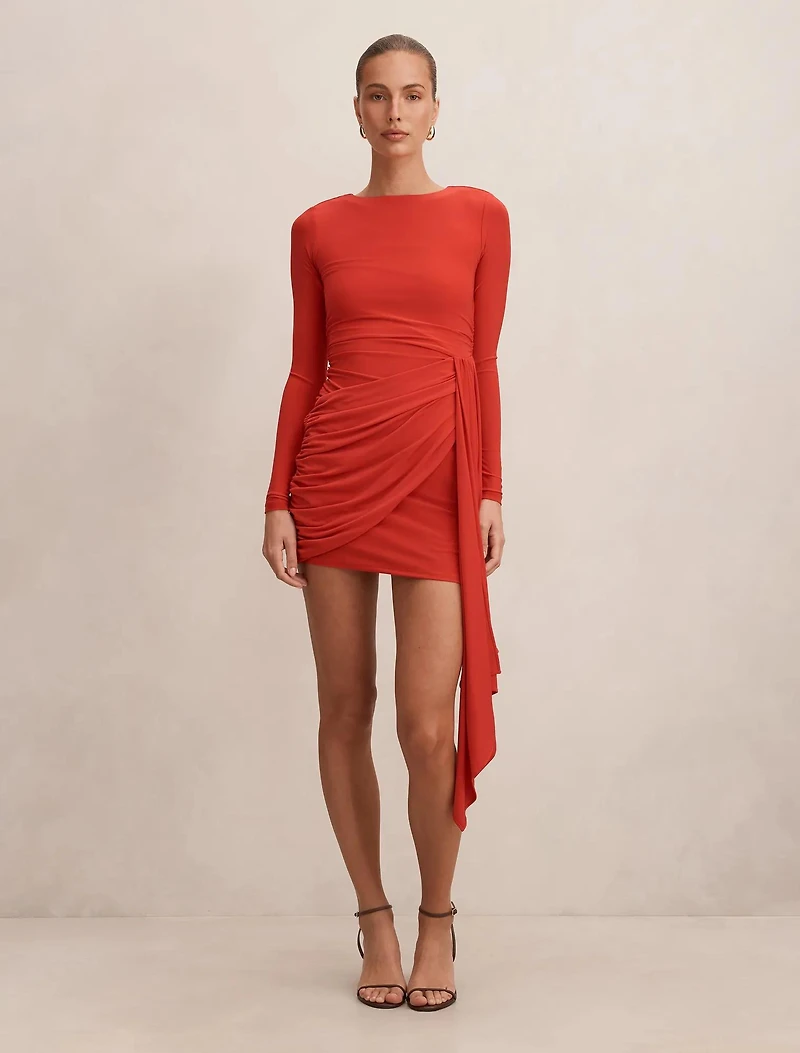 Susie Draped Jersey Mini Dress