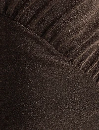 Farrah Glitter Draped Maxi