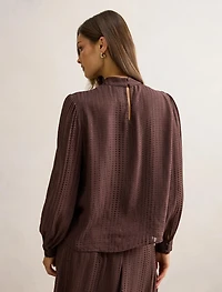 Preslee Neck Tie Blouse