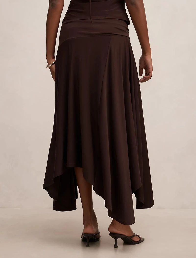 Ariel Petite Godet Hanky Hem Skirt