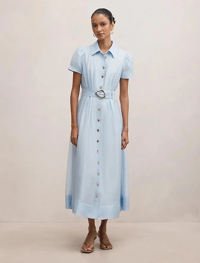 Avery Petite Short Sleeve Midi