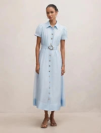 Avery Petite Short Sleeve Midi