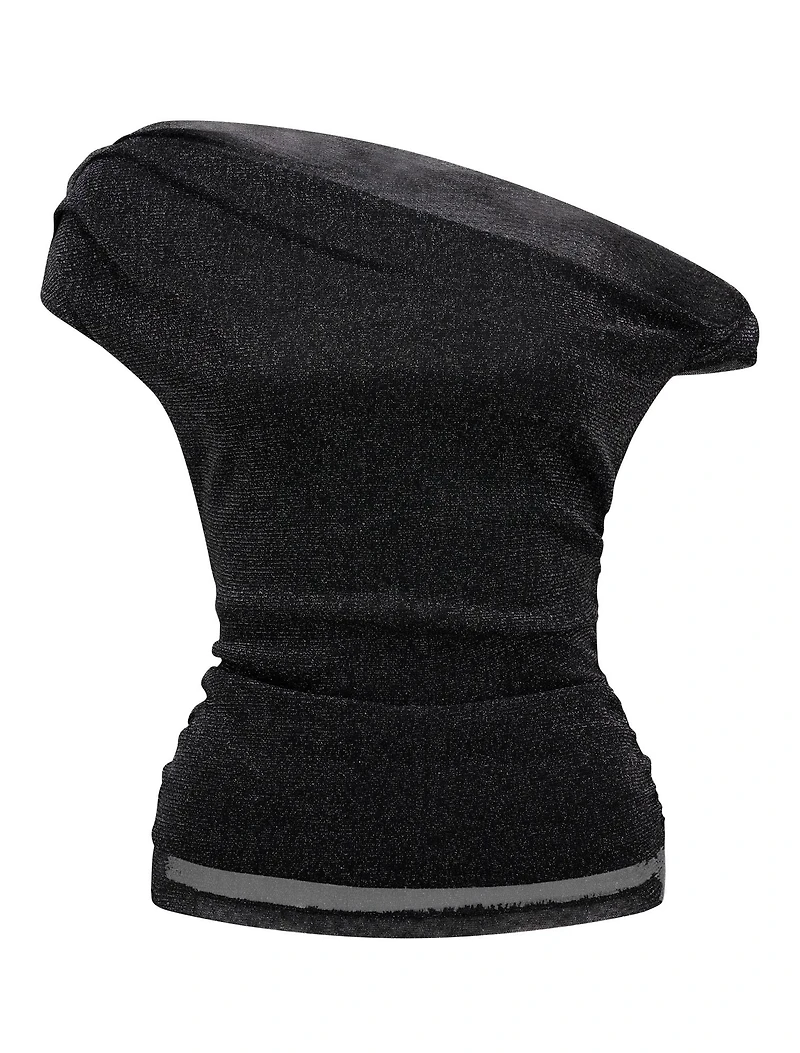 Rylee Tipped Shoulder Glitter Top