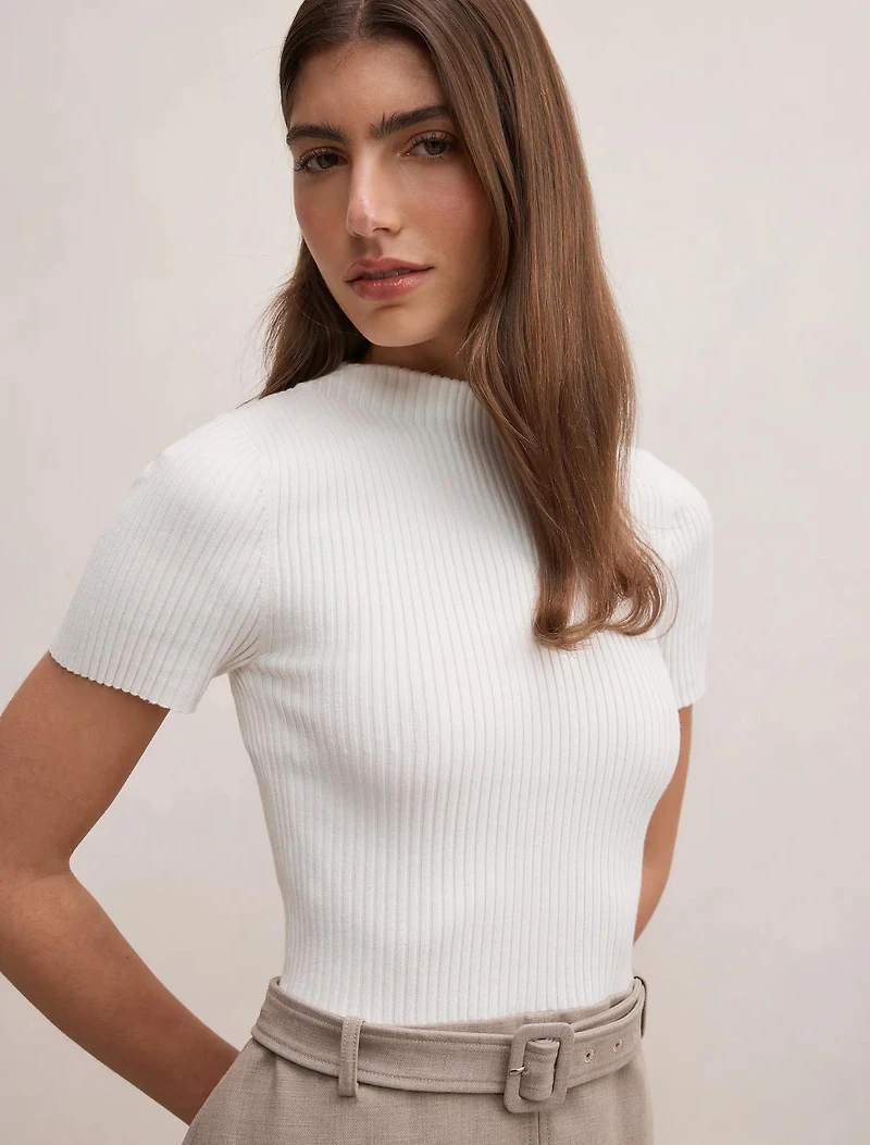 Maya Woven Mixed Mini Dress
