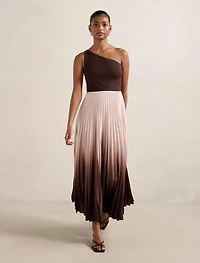 Olena Petite One-Shoulder Midi Dress
