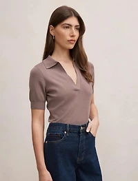 Gia Knit Polo Top