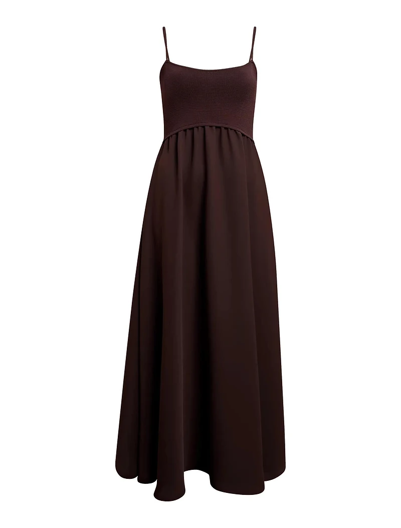 Ariella Woven Mix Midi Dress