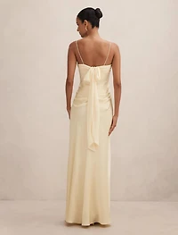 Claudia Petite Strappy Corset Maxi