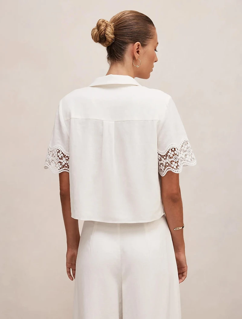 Skye Lace Trim Shirt
