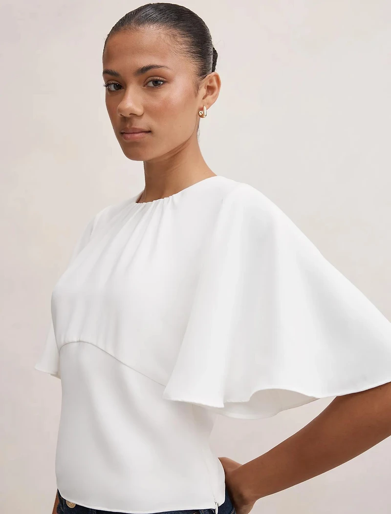 Kirsten Flutter Sleeve Top