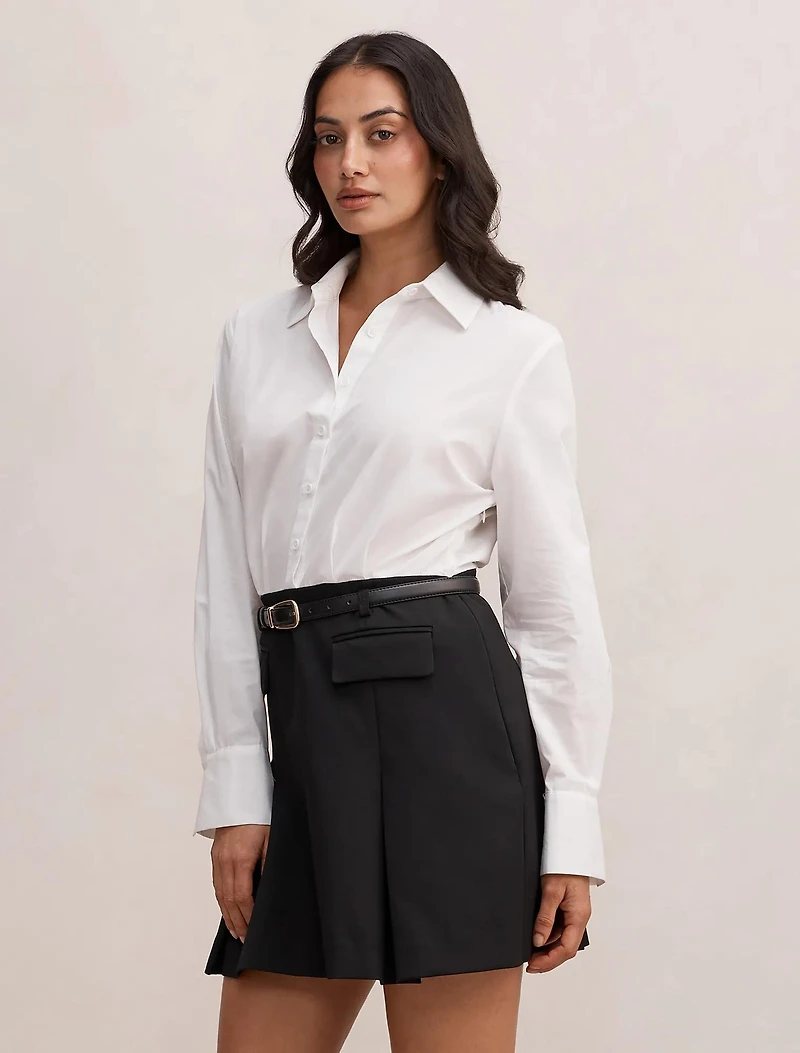 Esme Shirt Belted Mini Dress
