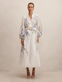 Sheridan Placement Print Midi