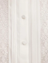 Alexis Lace Trim Blouse