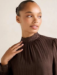 Preslee Neck Tie Blouse