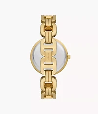 Kerrigan Three-Hand Gold-Tone Stainless Steel Watch