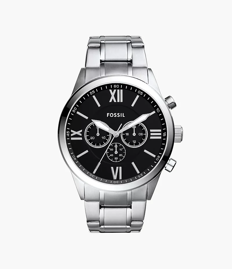 Flynn 48mm Chronograph Stainless Steel Watch