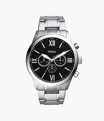 Flynn 48mm Chronograph Stainless Steel Watch