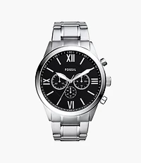 Flynn 48mm Chronograph Stainless Steel Watch