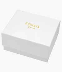 His and Her Chronograph Gold-Tone Stainless Steel Watch Gift Set