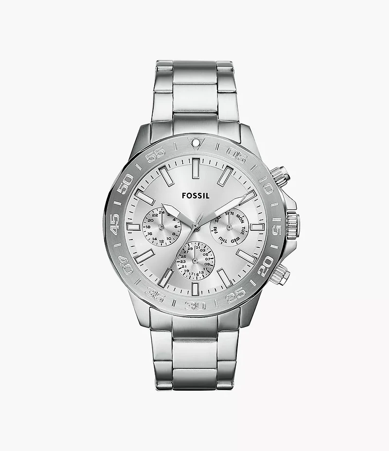 Bannon Multifunction Stainless Steel Watch