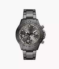 Bannon Multifunction Smoke Stainless Steel Watch