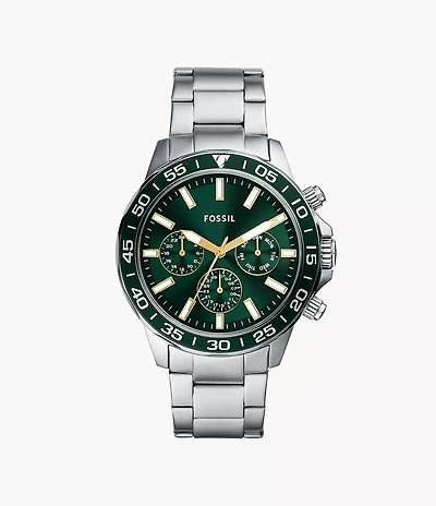 Bannon Multifunction Stainless Steel Watch