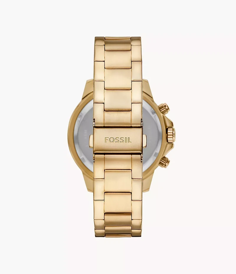 Bannon 45mm Multifunction Gold-Tone Stainless Steel Watch