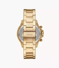 Bannon 45mm Multifunction Gold-Tone Stainless Steel Watch