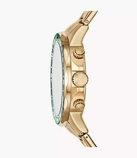 Bannon 45mm Multifunction Gold-Tone Stainless Steel Watch