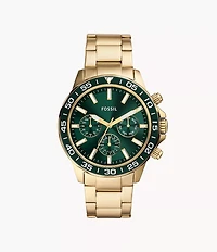 Bannon 45mm Multifunction Gold-Tone Stainless Steel Watch