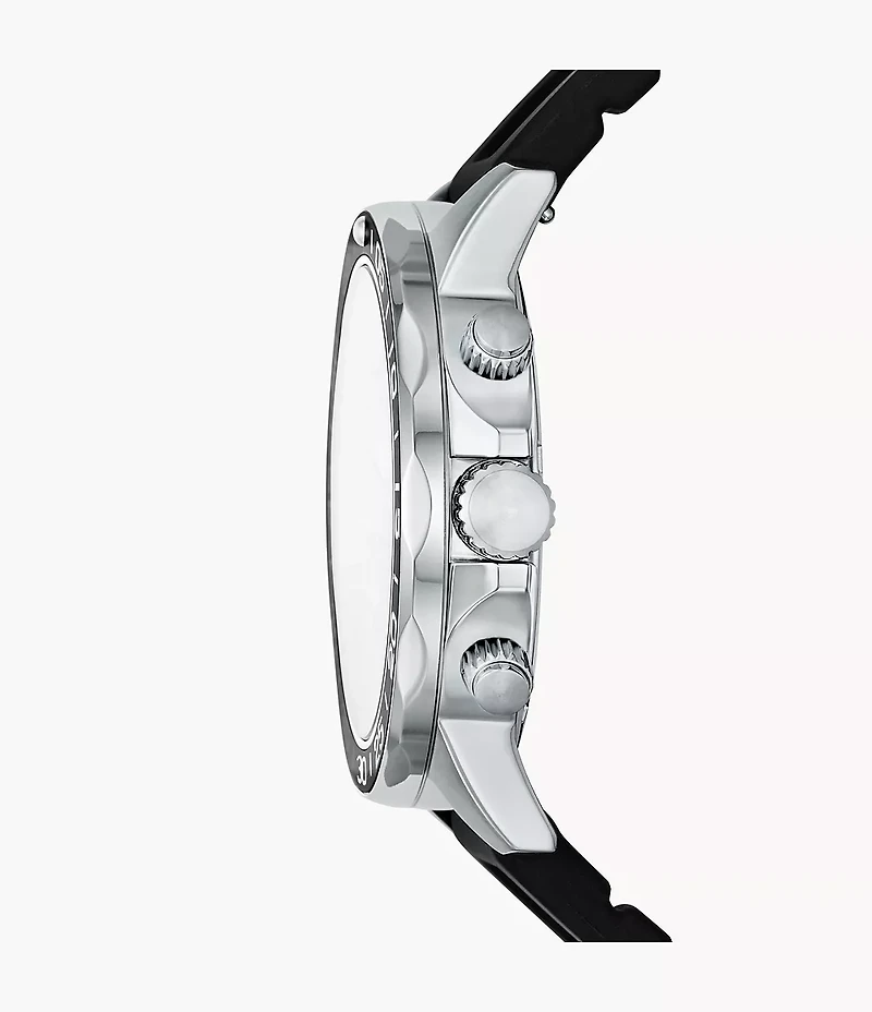 Bannon Multifunction Black Silicone Watch