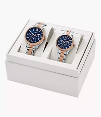 Rye Multifunction Two-Tone Stainless Steel Watch