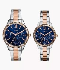 Rye Multifunction Two-Tone Stainless Steel Watch