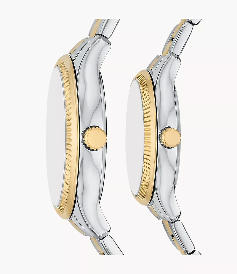 Rye Multifunction Two-Tone Stainless Steel Watch