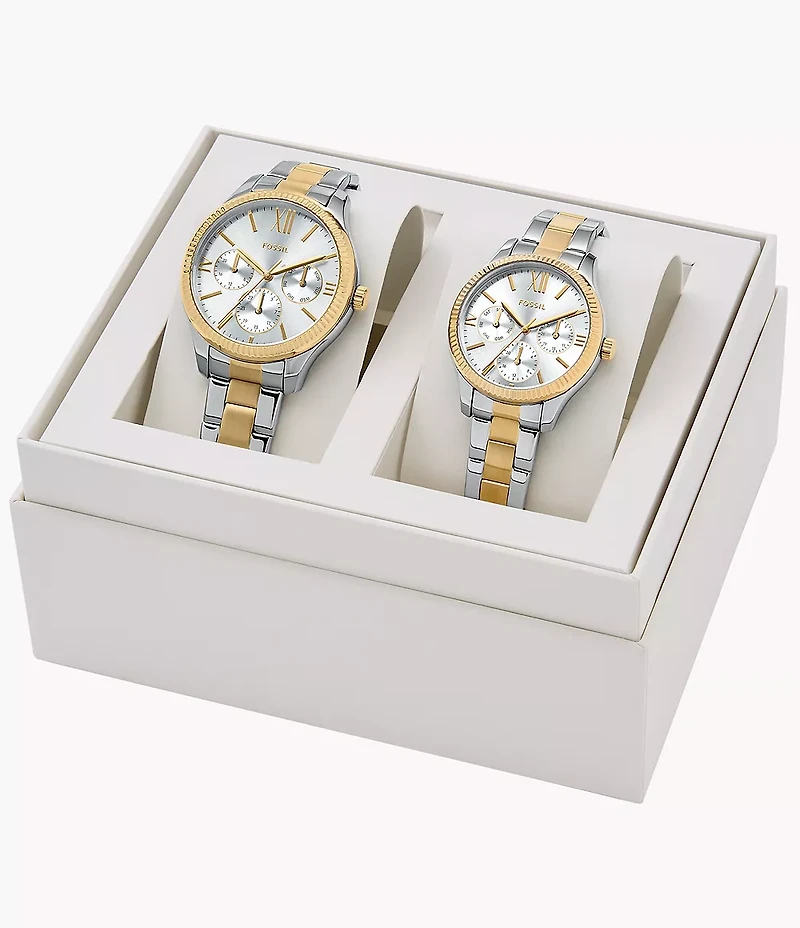 Rye Multifunction Two-Tone Stainless Steel Watch