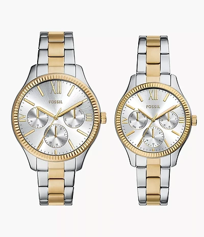 Rye Multifunction Two-Tone Stainless Steel Watch
