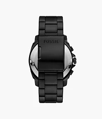 Privateer Chronograph Black Stainless Steel Watch