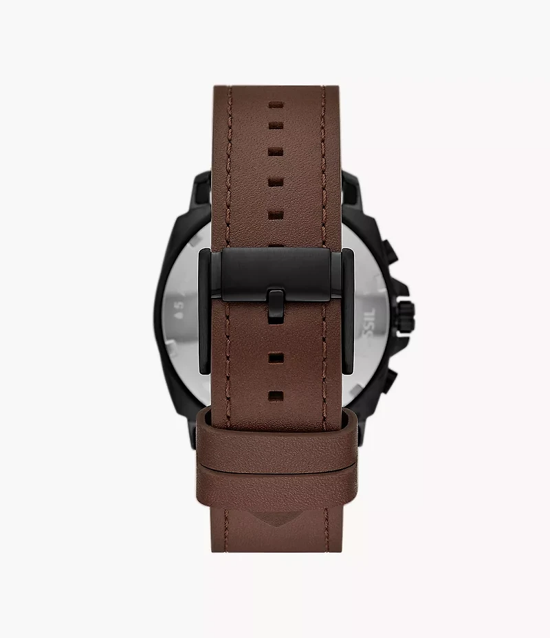 Privateer Chronograph Brown Leather Watch
