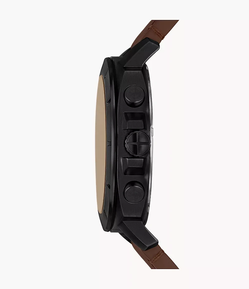 Privateer Chronograph Brown Leather Watch