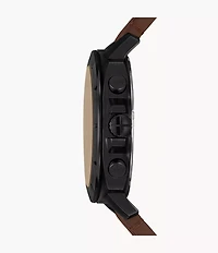 Privateer Chronograph Brown Leather Watch