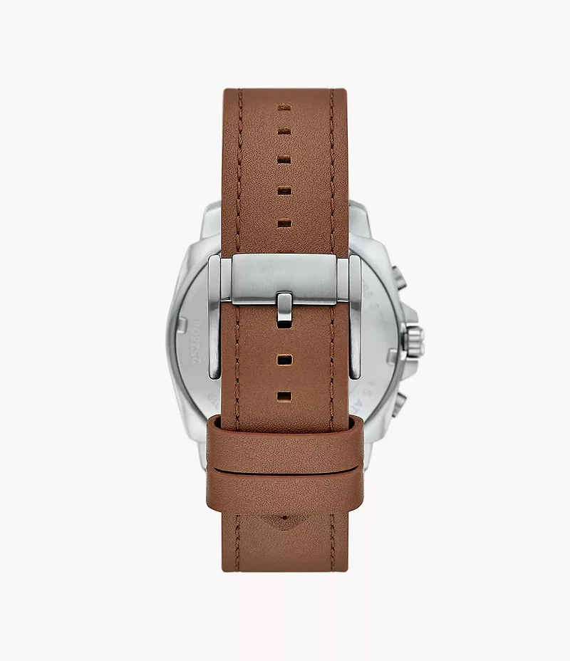 Privateer Chronograph Brown Leather Watch